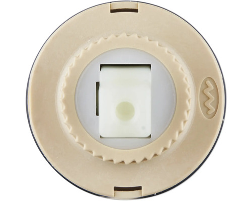 Vizualizare detaliată a unui produs sanitar cu carcasă din plastic și inserție integrată