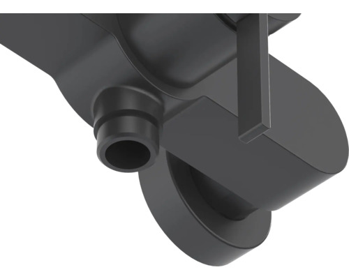 Prim-plan cu o rolă pivotantă cu niplu de fixare