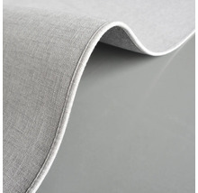 Covor Linen look argintiu 140x200 cm