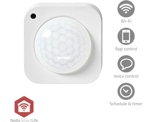 Senzor de mișcare inteligent cu funcții precum Wi-Fi, control aplicație, control vocal, program și cronometru