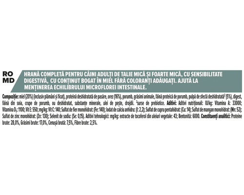 Informații despre hrana pentru câini cu miel pentru rasele mici și foarte mici