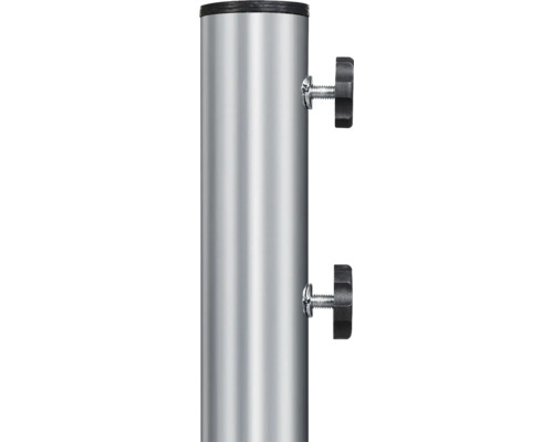 Stâlp metalic cu șuruburi pentru fixare