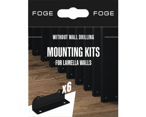 Set montaj FOGE pentru pereți lamelari fără găurire