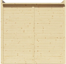 Căsuță de grădină Bertilo Cubico 1 Fineline 207x110 cm natur