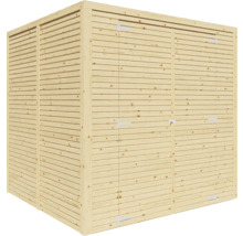 Căsuță de grădină Bertilo Cubico 3 Fineline 207x211 cm natur