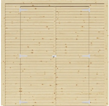Căsuță de grădină Bertilo Cubico 3 Fineline 207x211 cm natur