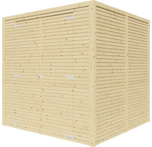 Căsuță de grădină Bertilo Cubico 3 Fineline 207x211 cm natur