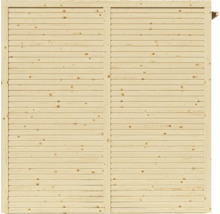 Căsuță de grădină Bertilo Cubico 3 Fineline 207x211 cm natur