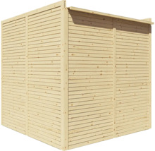 Căsuță de grădină din lemn cu structură lamelară