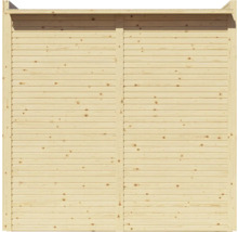 Căsuță de grădină Bertilo Cubico 3 Fineline 207x211 cm natur