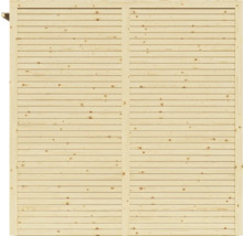 Căsuță de grădină Bertilo Cubico 3 Fineline 207x211 cm natur