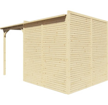 Căsuță de grădină Bertilo Cubico 3 Plus Fineline 373x211 cm natur