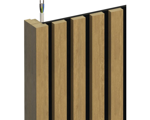 Panouri din lemn cu cablu electric