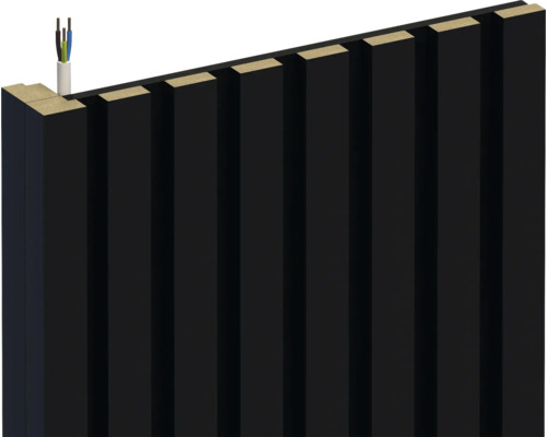 Panou de perete cu canal de cablu pentru montare pe perete