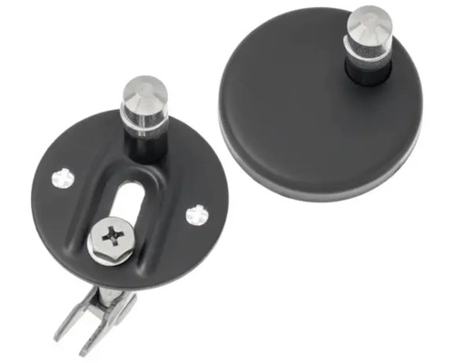 Fixare capac WC din metal, două bucăți