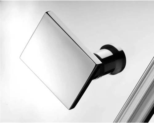 Buton pătrat metalic pentru cabina de duș