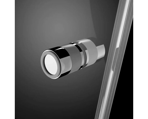 Vizualizare detaliată a unei închideri magnetice pentru cabina de duș
