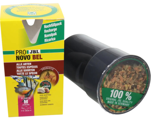 JBL Novo Bel hrană pentru pești, reîncărcare cu usturoi pentru toate tipurile de pești