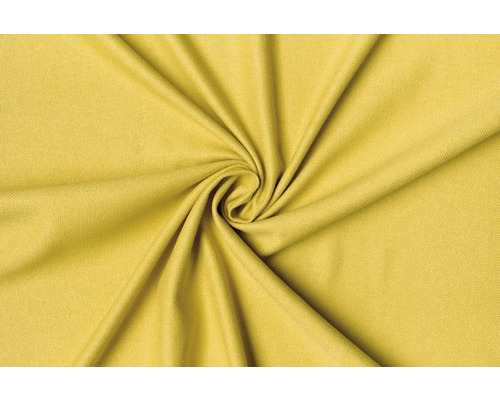 Material textil galben pentru mobilă, cu o structură fină