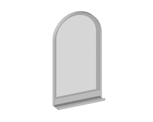 Ecran de duș cu raft