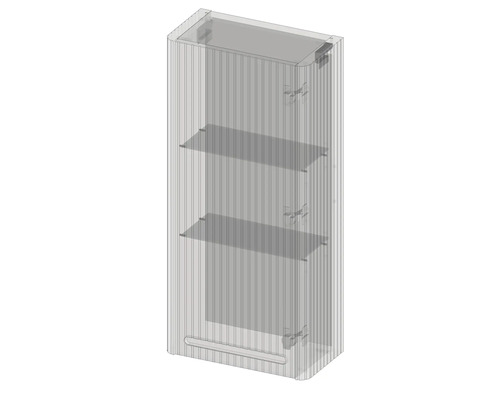 Dulap de baie cu rafturi