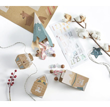 Calendare de Advent decorative pentru umplere cu dulciuri și cadouri mici