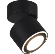 Spot negru de tavan pentru iluminatul camerei