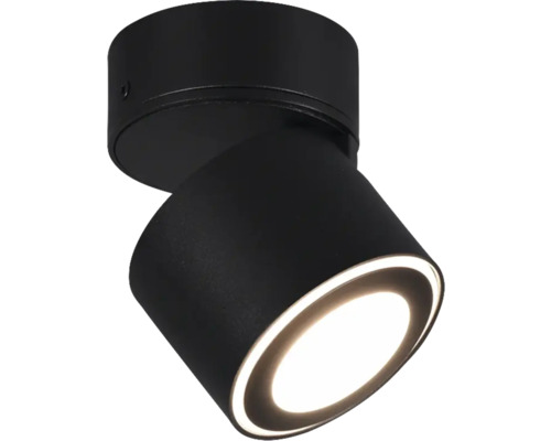 Spot negru de tavan pentru iluminatul camerei