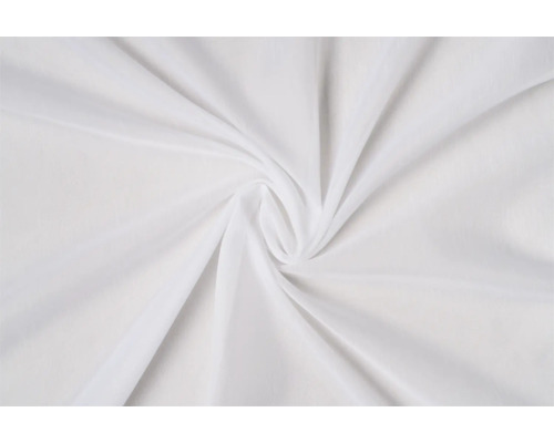 Țesătură albă pentru perdele cu pliuri