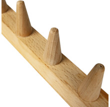 Cuier din lemn cu cârlige conice