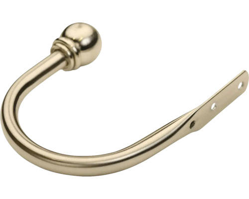 Cârlig metalic pentru draperie, pentru montare pe perete