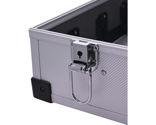 Imagine detaliată cu o cutie de scule cu închizătoare