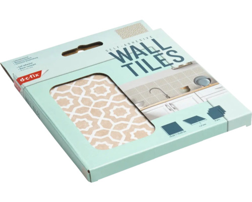 Pachet de plăci de perete autoadezive cu model geometric