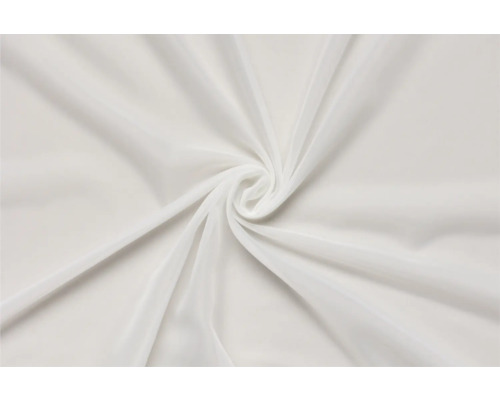 Perdea albă din material transparent