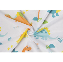 Material textil cu model de dinozauri