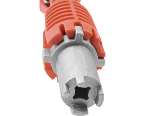 Imagine detaliată a unei chei de vană