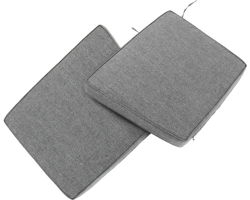 Două perne de scaun gri pentru exterior