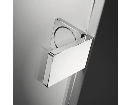 Imagine detaliată cu un buton de cabină de duș cu design unghiular