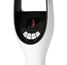 Panoul de control al unui ventilator cu afișaj digital și butoane