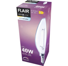Bec LED Flair C35 E14 în ambalaj