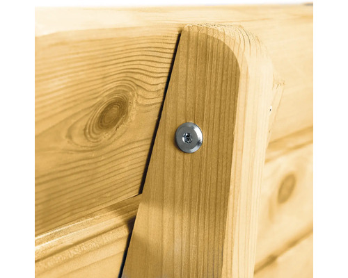 Imagine detaliată cu construcție din lemn cu șurub