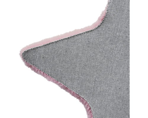 Covor în formă de stea cu margine franjurată