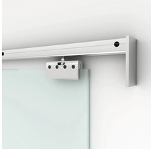 Sistem de uși glisante cu șină de ghidare și suport