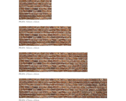 Panouri de perete din cărămidă PROFIX în diferite dimensiuni