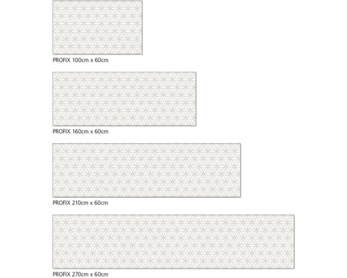 Diverse dimensiuni de suporturi Profix cu model geometric
