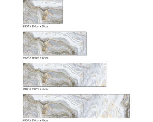 Panouri de perete PROFIX cu aspect de marmură în diferite dimensiuni