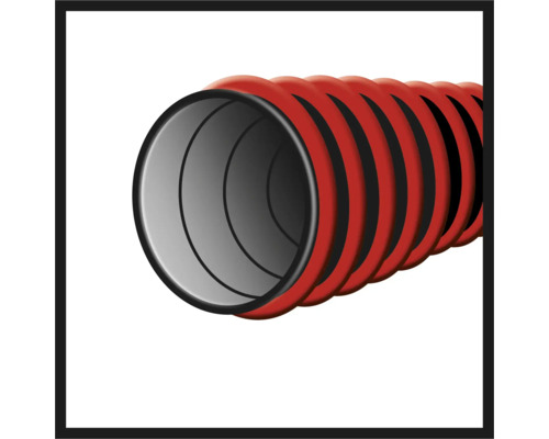 Furtun flexibil din plastic cu caneluri