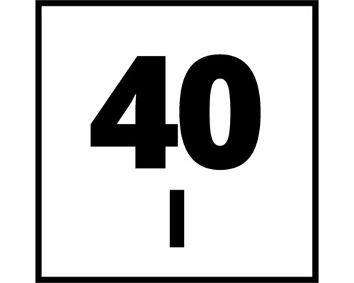 Simbol pentru temperatura de spălare până la 40 de grade