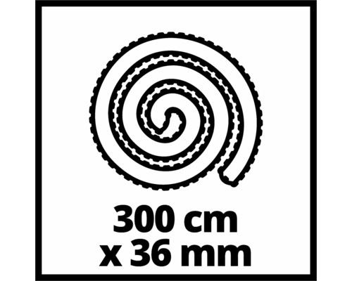 Simbol pentru bandă de etanșare de 300 centimetri pe 36 milimetri