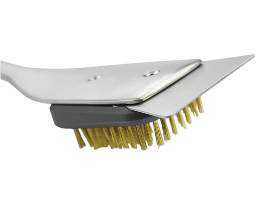 Perie de grătar cu racletă